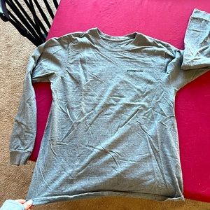 Grey long sleeve Patagonia t-shirt